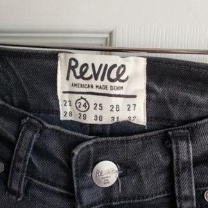 Revive black denim jeans